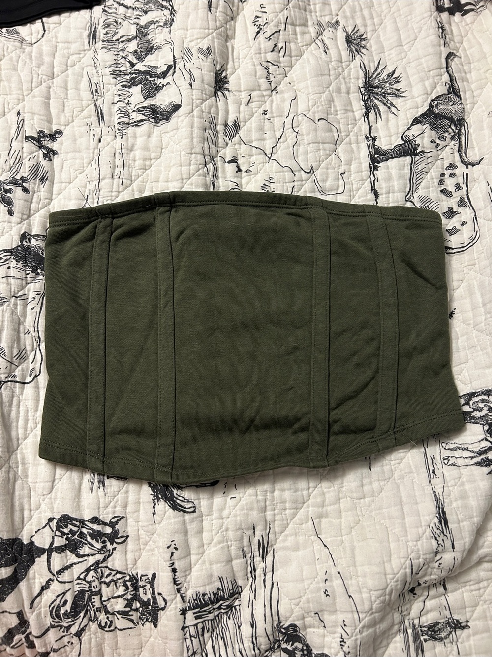 Olive Green Tube top